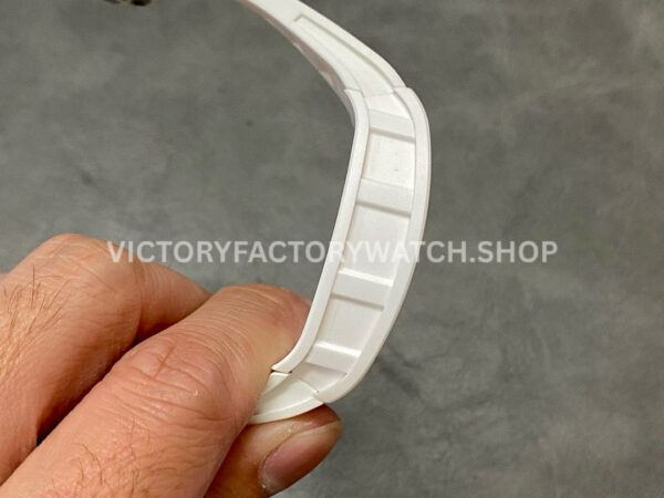 BBR Factory Richard Mille RM 055 43mm White Ceramics White Rubber Strap Black Skeletonized Dial ( (7) BBR Factory Richard Mille RM 055 43mm White Ceramics White Rubber Strap Black Skeletonized Dial