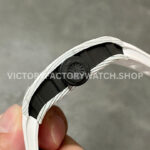 BBR Factory Richard Mille RM 35-01 42mm White Carbon Fiber White Rubber Strap White Skeletonized Dial (3) BBR Factory Richard Mille RM 35-01 42mm White Carbon Fiber White Rubber Strap White Skeletonized Dial