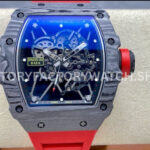 BBR Factory Richard Mille RM 35-01 Rafael Nadal 44.5mm Carbon Fiber Rubber Strap Skeletonized (8) BBR Factory Richard Mille Rafael Nadal RM 35-01 carbon fiber rubber strap skeletonized dial