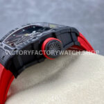BBR Factory Richard Mille RM 35-02 44.5mm Black Carbon Fiber Red Rubber Strap Black Skeletoniz (3) BBR Factory Richard Mille RM 35-02 44.5mm Black Carbon Fiber Red Rubber Strap Black Skeletonized Dial