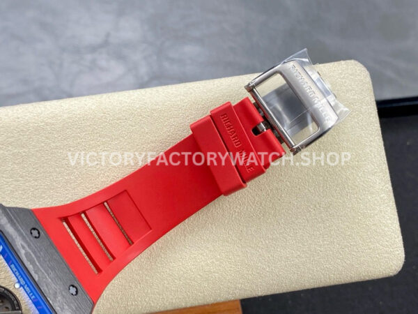 BBR Factory Richard Mille RM 35-02 44.5mm Black Carbon Fiber Red Rubber Strap Black Skeletoniz BBR Factory Richard Mille RM 35-02 44.5mm Black Carbon Fiber Red Rubber Strap Black Skeletonized Dial