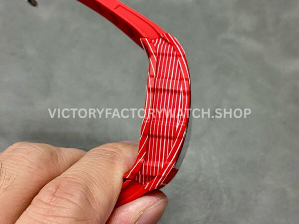 BBR Factory Richard Mille RM 35-02 44.5mm Red Carbon Fiber Red Rubber Strap Black Skeletonized D BBR Factory Richard Mille RM 35-02 44.5mm Red Carbon Fiber Red Rubber Strap Black Skeletonized Dial