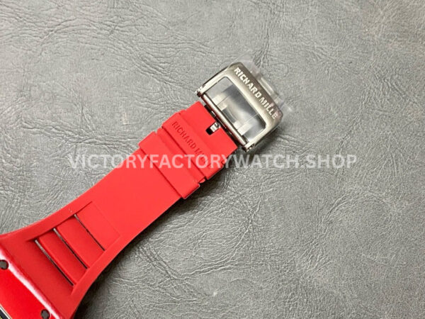 BBR Factory Richard Mille RM 35-02 44.5mm Red Carbon Fiber Red Rubber Strap Black Skeletonized Dial (1) BBR Factory Richard Mille RM 35-02 44.5mm Red Carbon Fiber Red Rubber Strap Black Skeletonized Dial