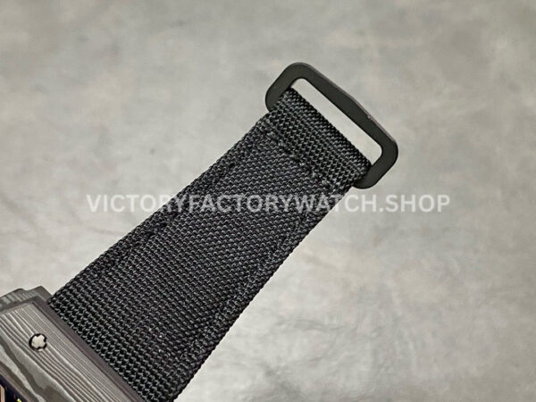 BBR Factory Richard Mille RM35-01 Black Carbon Fiber Black Canvas Strap Black Skeletonized (9) BBR Factory Richard Mille RM 35-01 42mm Black Carbon Fiber Black Canvas Strap Black Skeletonized