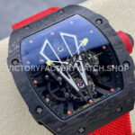 BBR Factory Richard Mille Tourbillon RM27-03 40mm Black Carbon Case Textile Strap Skeletoniz (4) BBR Factory Richard Mille Tourbillon RM 27-03 42mm Black Carbon Fiber Textile Strap Skeletonized Dial