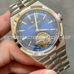 BBR Factory Vacheron Constantin Overseas Tourbillon 6000V-110A-B544 42.5mm Full Steel Blue Dial (1) BBR Factory Vacheron Constantin Overseas Tourbillon 6000V/110A-B544 42.5mm Full Steel Blue Dial