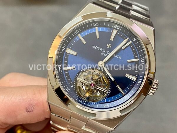 BBR Factory Vacheron Constantin Overseas Tourbillon 6000V-110A-B544 42.5mm Full Steel Blue Dial (1 (4) BBR Factory Vacheron Constantin Overseas Tourbillon 6000V/110A-B544 42.5mm Full Steel Blue Dial