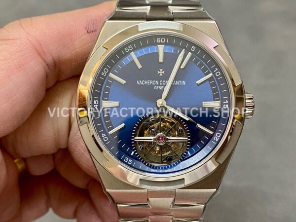BBR Factory Vacheron Constantin Overseas Tourbillon 6000V-110A-B544 42.5mm Full Steel Blue Dial (1 (9) BBR Factory Vacheron Constantin Overseas Tourbillon 6000V/110A-B544 42.5mm Full Steel Blue Dial