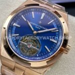 BBR Factory Vacheron Constantin Overseas Tourbillon 6000V-110R-B733 42.5mm Full Rose Gold Blue (3) BBR Factory Vacheron Constantin Overseas Tourbillon 6000V/110R-B733 42.5mm Full Rose Gold Blue Dial