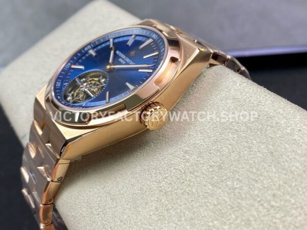 BBR Factory Vacheron Constantin Overseas Tourbillon 6000V-110R-B733 42.5mm Full Rose Gold Blue (5) BBR Factory Vacheron Constantin Overseas Tourbillon 6000V/110R-B733 42.5mm Full Rose Gold Blue Dial