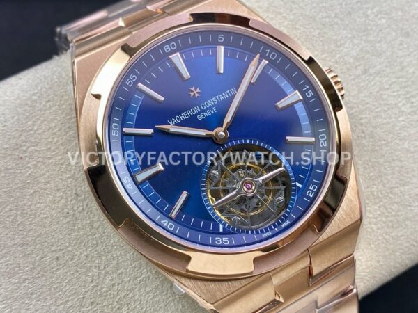 BBR Factory Vacheron Constantin Overseas Tourbillon 6000V-110R-B733 42.5mm Full Rose Gold Blue (9) BBR Factory Vacheron Constantin Overseas Tourbillon 6000V/110R-B733 42.5mm Full Rose Gold Blue Dial