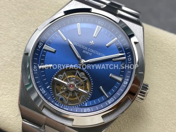 BBS Factory Vacheron Constantin Overseas Tourbillon 6000V110A-B544 42.5mm Full Steel Blue Dial (1) BBS Factory Vacheron Constantin Overseas Tourbillon 6000/V110A-B544 42.5mm Full Steel Blue Dial