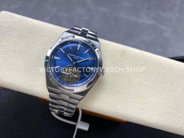 BBS Factory Vacheron Constantin Overseas Tourbillon 6000V110A-B544 42.5mm Full Steel Blue Dial (6) BBS Factory Vacheron Constantin Overseas Tourbillon 6000/V110A-B544 42.5mm Full Steel Blue Dial