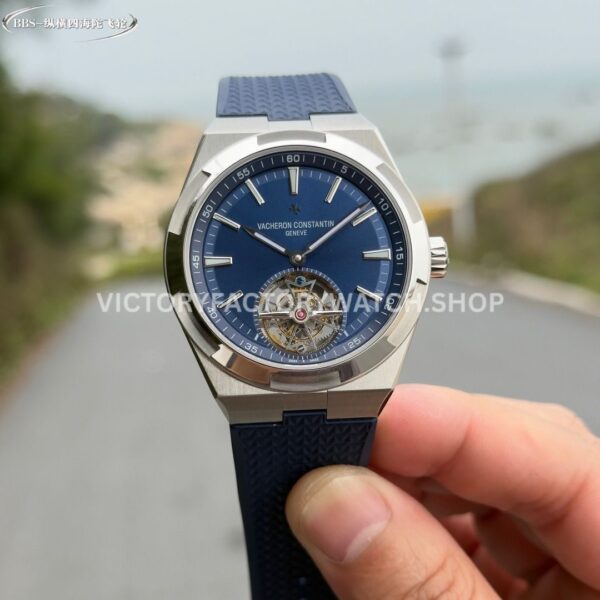 BBS Factory Vacheron Constantin Overseas Tourbillon 6000V110A-B544 42.5mm Rubber Strap Blue Dial (2) BBS Factory Vacheron Constantin Overseas Tourbillon 6000V/110A-B544 42.5mm Rubber Strap Blue Dial