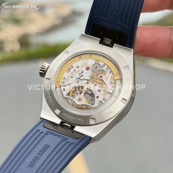 BBS Factory Vacheron Constantin Overseas Tourbillon 6000V110A-B544 42.5mm Rubber Strap Blue Dial (6) BBS Factory Vacheron Constantin Overseas Tourbillon 6000V/110A-B544 42.5mm Rubber Strap Blue Dial
