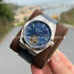 BBS Factory Vacheron Constantin Overseas Tourbillon 6000V110A-B544 Leather Strap Blue Dial (8) BBS Factory Vacheron Constantin Overseas Tourbillon 6000V/110A-B544 Leather Strap Blue Dial