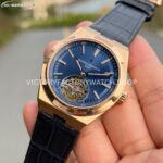 BBS Factory Vacheron Constantin Overseas Tourbillon 6000V110R-B733 42.5mm Rose Gold Leather Str ( BBS Factory Vacheron Constantin Overseas Tourbillon 6000V/110R-B733 42.5mm Rose Gold Leather Strap Blue Dial