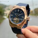 BBS Factory Vacheron Constantin Overseas Tourbillon 6000V110R-B733 42.5mm Rose Gold Rubber Strap ( BBS Factory Vacheron Constantin Overseas Tourbillon 6000V/110R-B733 42.5mm Rose Gold Rubber Strap Blue Dial