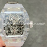 EUR Factory Richard Mille RM 056 snow glaze rubber strap skeletonized dial