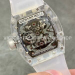 EUR Factory Richard Mille RM 056 43mm Snow Glaze Rubber Strap Skeletonized Dial