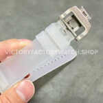 EUR Factory Richard Mille RM 056 43mm Snow Glaze Rubber Strap Skeletonized Dial