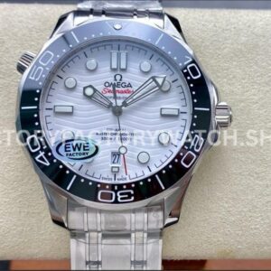 EWE Factory Omega Seamaster Diver 300M 210.30.42.20.04.001 42mm full steel white dial