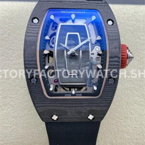 G+ Factory Richard Mille RM 07 titanium carbon fiber black rubber strap skeletonized dial