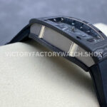 G+ Factory Richard Mille RM 07 31.4mm Titanium Carbon Fiber Black Rubber Strap Skeletonized Dial