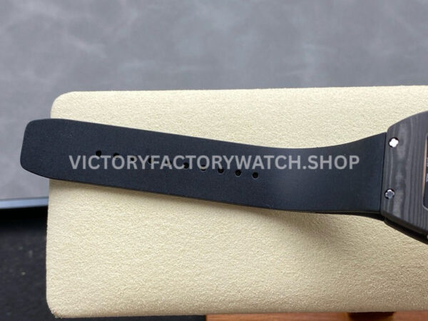 G+ Factory Richard Mille RM 07 31.4mm Titanium Carbon Fiber Black Rubber Strap Skeletonized Dial