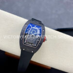 G+ Factory Richard Mille RM 07 31.4mm Titanium Carbon Fiber Black Rubber Strap Skeletonized Dial
