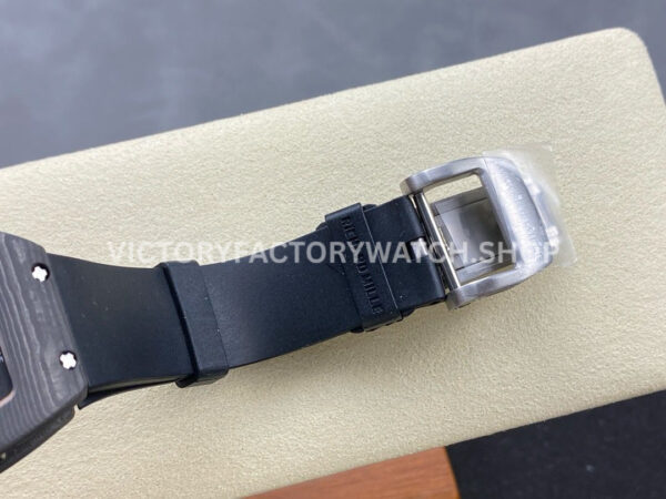 G+ Factory Richard Mille RM 07 31.4mm Titanium Carbon Fiber Black Rubber Strap Skeletonized Dial
