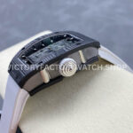 G+ Factory Richard Mille RM 07 31.4mm Titanium Carbon Fiber White Rubber Strap Skeletonized Dial