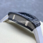 G+ Factory Richard Mille RM 07 31.4mm Titanium Carbon Fiber White Rubber Strap Skeletonized Dial