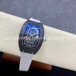 G+ Factory Richard Mille RM 07 31.4mm Titanium Carbon Fiber White Rubber Strap Skeletonized Dial