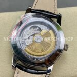 GR Factory Vacheron Constantin Moonphase R (5) GR Factory Vacheron Constantin Moonphase Retrograde Date Overseas 4010U/000G-B330 41mm Steel Leather Strap Silver Dial
