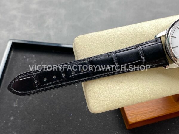 GR Factory Vacheron Constantin Moonphase R (6) GR Factory Vacheron Constantin Moonphase Retrograde Date Overseas 4010U/000G-B330 41mm Steel Leather Strap Silver Dial