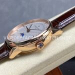 GR Factory Vacheron Constantin Moonphase Retrograde Da (9) GR Factory Vacheron Constantin Moonphase Retrograde Date Overseas 41mm Rose Gold Leather Strap White Dial
