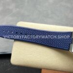 GR Factory Vacheron Constantin Moonphase Retrograde Dat GR Factory Vacheron Constantin Moonphase Retrograde Date Overseas 41mm Steel Blue Rubber Strap Blue Dial
