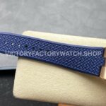 GR Factory Vacheron Constantin Moonphase Retrograde Dat ( (3) GR Factory Vacheron Constantin Moonphase Retrograde Date Overseas 41mm Rose Gold Blue Rubber Strap Blue Dial