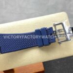 GR Factory Vacheron Constantin Moonphase Retrograde Dat (9) GR Factory Vacheron Constantin Moonphase Retrograde Date Overseas 41mm Steel Blue Rubber Strap Blue Dial