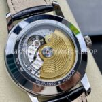GR Factory Vacheron Constantin Moonphase Retrograde Date Ov (5) GR Factory Vacheron Constantin Moonphase Retrograde Date Overseas 41mm Steel Leather Strap Grey Dial