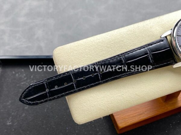 GR Factory Vacheron Constantin Moonphase Retrograde Date Ov (8) GR Factory Vacheron Constantin Moonphase Retrograde Date Overseas 41mm Steel Leather Strap Grey Dial