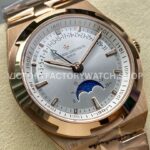 GR Factory Vacheron Constantin Moonphase Retrograde Date Overs (7) GR Factory Vacheron Constantin Moonphase Retrograde Date Overseas 41mm Full Rose Gold Silver Dial