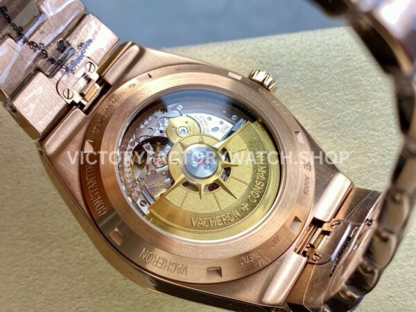 GR Factory Vacheron Constantin Moonphase Retrograde Date Oversea (1) GR Factory Vacheron Constantin Moonphase Retrograde Date Overseas 41mm Full Rose Gold Silver Dial