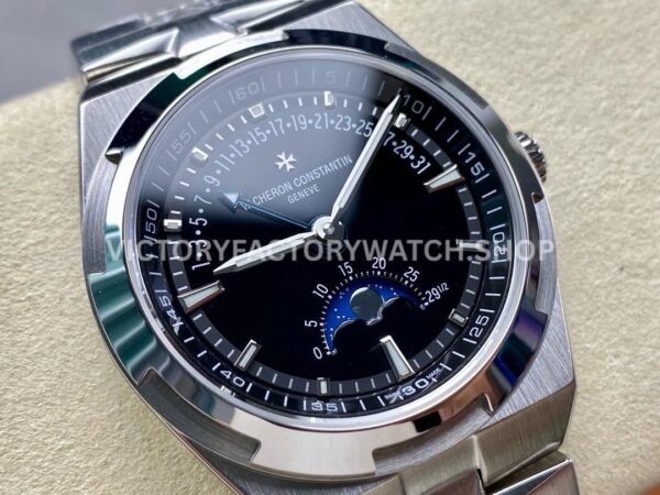 GR Factory Vacheron Constantin Moonphase Retrograde Date Overseas 4 (9) GR Factory Vacheron Constantin Moonphase Retrograde Date Overseas 41mm Full Steel Black Dial