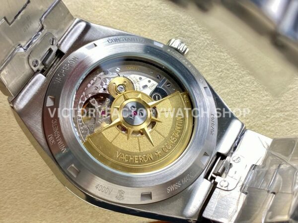 GR Factory Vacheron Constantin Moonphase Retrograde Date Overseas 41mm Full Steel Silver Dial