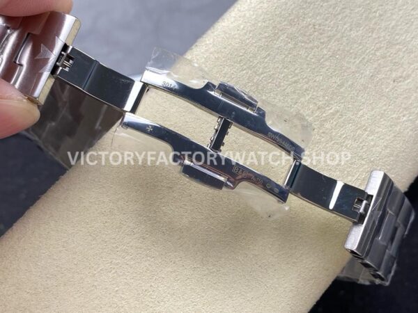 GR Factory Vacheron Constantin Moonphase Retrograde Date Overseas 41mm Full Steel Silver Dial