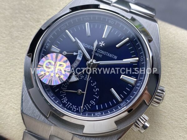 GR Factory Vacheron Constantin Overseas Dual Time 7900V-110A-B334 41mm Full Steel Bl (3) GR Factory Vacheron Constantin Overseas Dual Time 7900V/110A-B334 41mm Full Steel Blue Dial