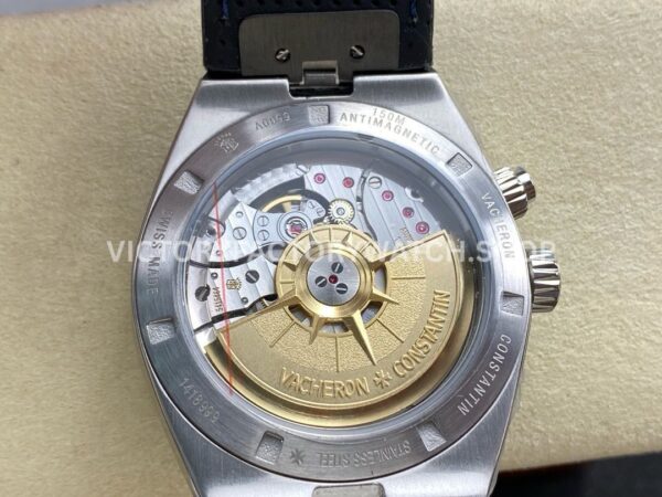 GR Factory Vacheron Constantin Overseas Dual Time 7900V-110A-B334 41mm Stee (7) GR Factory Vacheron Constantin Overseas Dual Time 7900V/110A-B334 41mm Steel Leather Strap Blue Dial