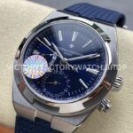 GR Factory Vacheron Constantin Overseas Dual Time 7900V-110A-B334 41mm Steel (7) GR Factory Vacheron Constantin Overseas Dual Time 7900V/110A-B334 41mm Steel Rubber Strap Blue Dial